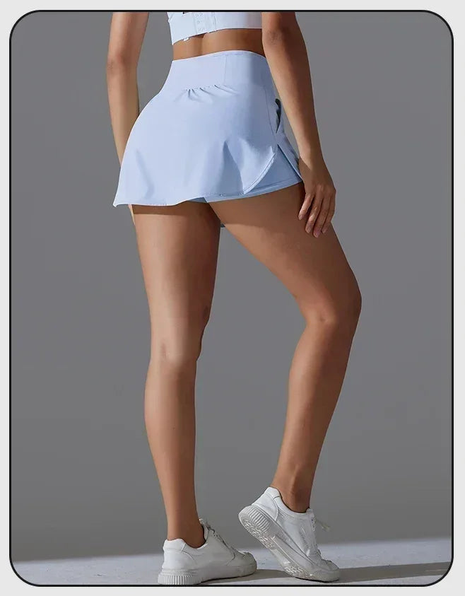Una-Shop High Waist Pockets Yoga Shorts for Women Sports Push Up Workout Clothes Leggings for Fitness Sportswear for Gym Pants