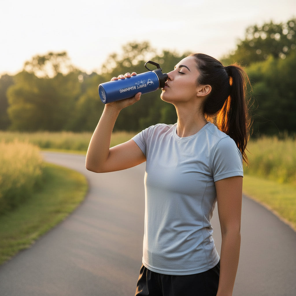 Water Bottle Blue